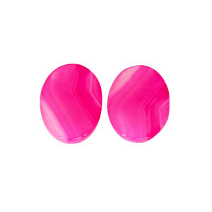 จี้หินอาเกตสีชมพู รูปไข่ งานฝีมือ หินบำบัด คริสตัล ผู้ผลิตและผู้ค้าส่ง - Product Image 4