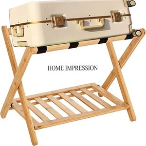 Porte-bagages en métal robuste, couleur noire, revêtement en poudre, avec un cadre au design unique, pour les chambres d'hôtes, les maisons et l'usage professionnel - Product Image 5