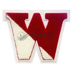 Parche bordado de chenilla personalizado, parches de hierro con letras para ropa, diseño personalizado, uso de moda, parches bordados de chenilla - Product Image 1