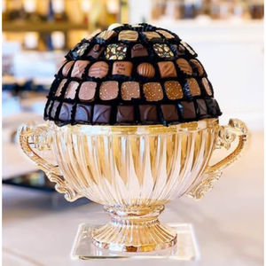 Fabuleux Design Doux Bol De Service Deluxe Qualité Argent-Poli Plateau De Service De Chocolat En Métal Pour Hôtel Ware Accessoires - Product Image 2