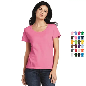 Ropa informal ligera para uso diario, camisetas escolares para mujer, camisetas con logotipo personalizado, camisetas transpirables de alta calidad - Product Image 2