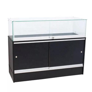 China Manufacture Glass Luxury Lighting Vitrine Glass <strong>Corner</strong> Showcase Glass <strong>Display</strong> <strong>Cabinet</strong> - Product Image 2