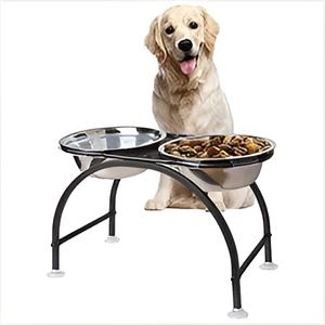 Modern Handmade Stainless Steel Pet Feeder Food <b>Bowl</b> for Dogs and Cats <b>Metal</b> Pet Product for Parties - Product Image 6