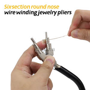 Ergonomic Stainless Steel High Quality Bail Making Pliers for Jewelry Making with Wire Loops - Product Image 3