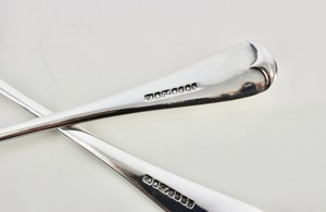 Glossy Silver Stainless Steel Silverware <b>Salad</b> <b>Server</b> Perfect For Events Restaurants Hotel And Resort From India - Product Image 5