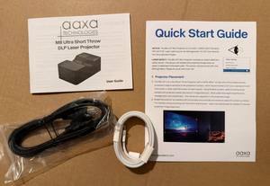 Projecteur laser 4K à ultra courte focale AAXA M8 UST 1100 LD Lumens - Product Image 5