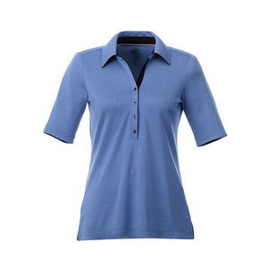 100% algodón para mujer para Polo directo de fábrica logotipo bordado estampado personalizado patrón de punto sólido ropa de calle transpirable - Product Image 3