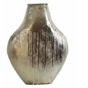 Vase à fleurs en aluminium Champagne de haute qualité Vase décoratif de table moderne parfait pour le bureau à domicile ou le salon décor élégant - Product Image 3