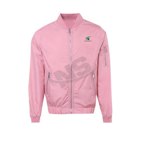 Dernier blouson bombardier d'hiver pour hommes, blouson en coton à logo personnalisé de couleur unie pour hommes, streetwear à la mode Offre Spéciale - Product Image 1