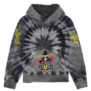 Logotipo personalizado bordado de gran tamaño Stone Wash Sun Faded sudaderas con capucha desgastadas 100% algodón French Terry Acid Wash Streetwear para hombres - Product Image 5