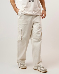 2025 Trending Custom Wholesale <b>Men's</b> Canvas Pants Casual Straight Wide Leg Cargo <b>Trousers</b> with Mid Waist Tactical <b>Mens</b> <b>Trousers</b> - Product Image 3