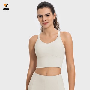 Soutien-gorge de sport sans coutures pour femmes de haute qualité avec logo personnalisé Soutien-gorge de sport licou pour entraînement de gymnastique pour femmes - Product Image 5