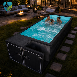 <span class=keywords><strong>Piscine</strong></span> hors sol en fibre de verre monobloc, coque de <span class=keywords><strong>piscine</strong></span> en FRP pour terrasse, villa, parc de vacances - Product Image 2