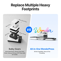 XTool WonderPress Automatic Digital Printer Heat Press Machine for DTF HTV Sublimation T-Shirt Hoodie Tote Bag Printing