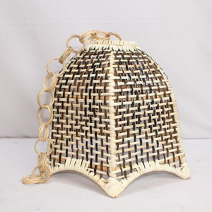 Cubierta de lámpara colgante con motivo de ratán rústico envejecido asiático clásico al mejor precio, pantalla de ratán Natural para decoración del hogar Dreamhouse - Product Image 6