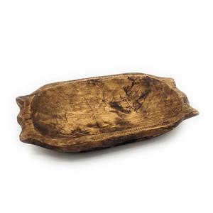 Impresionante Tazón de Masa de Madera Moderno, Tallado a Mano, Ecológico, para Entrada, Centro de Mesa Rectangular, Bandeja Decorativa para el Hogar - Product Image 4