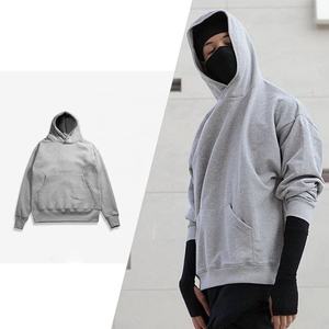 Sweats à capuche décontractés unisexes couleur unie hiver coton lourd pour hommes - Product Image 6