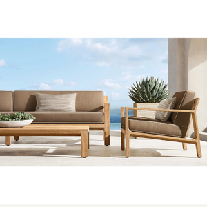 Mesa rectangular de estilo moderno apta para uso en exteriores en la terraza o balcón de la casa - Product Image 2