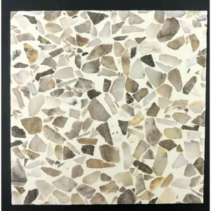 Cổ Điển Mùa Thu Nâu Tráng Men Sứ Fritztile Terrazzo Mini Sàn Gạch Cho Ngoài Trời Phòng Khách Sàn Đơn Mẫu C163 - Product Image 1