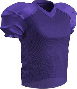 Maillot de football américain unisexe personnalisé sergé avec sublimation et impression par transfert de chaleur Spandex respirant/Polyester - Product Image 4