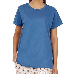 Ensemble court pour femmes en coton 100% respirant, anti-froissement, multicolores, vêtements décontractés, chemise et short de haute qualité - Product Image 5