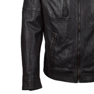 Chaqueta de cuero de moda para hombre de diseño profesional en MOQ bajo Producto de Venta caliente Última chaqueta de cuero de moda para hombres - Product Image 5