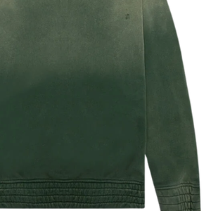 Soleil délavé lavé vert à capuche coton lourd surdimensionné sweat à capuche Streetwear hommes femmes lâche plaine pull décontracté sweats à capuche - Product Image 5
