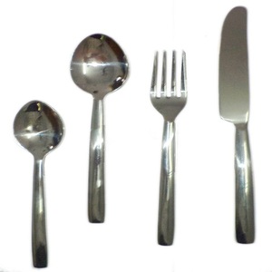 Couverts traditionnels en argent Offre Spéciale acier inoxydable titane poignée en argent ensemble de couverts sûrs et sains pour un usage quotidien - Product Image 2