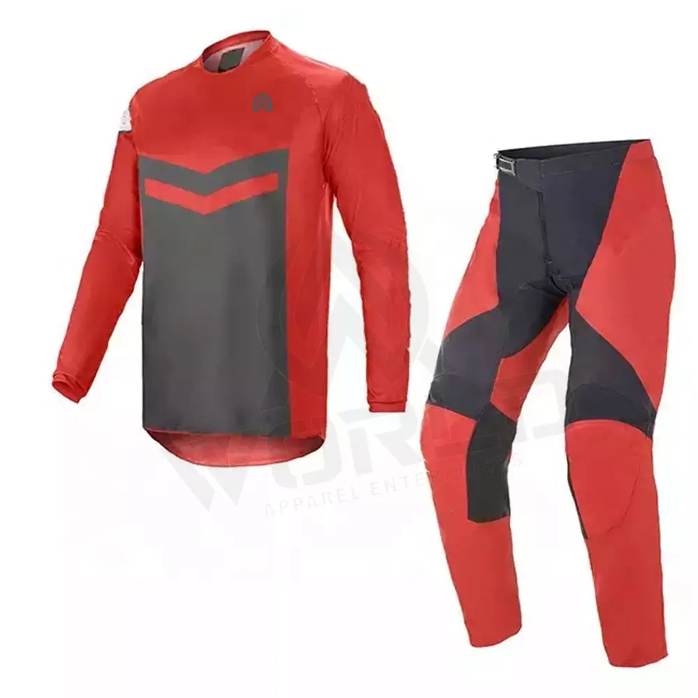 डर्ट बाइक साइक्लिंग जर्सी पैंट कॉम्बो मोटोक्रॉस डाउनहिल कपड़े सब्लिमेशन मुद्रित नए आगमन पुरुष मोटोक्रॉस रेसिंग वियर सूट