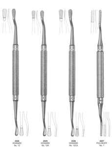 Instruments Dentaires Curettes Osseuses Limes Ciseaux-Outils Chirurgicaux Essentiels pour le Traitement des Os - Product Image 3