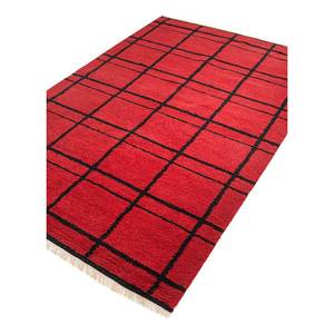 Alfombras de Lana Anudadas a Mano Zuri, Alfombra Kilim Abstracta de Gran Tamaño 9x12 para Entrada de Casa, Diseño Rectangular Abstracto para Pasillo - Product Image 2