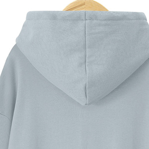 Sweat à capuche unisexe Longline élégant avec coupe décontractée et poignets côtelés pour un look décontracté - Product Image 4