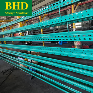 Heavy-Duty Stainless Steel Teardrop Pallet <b>Rack</b> Welded Upright Frame Q355B Steel <b>Bolt</b>-Structured Shelves 5-Layer Corrosion - Product Image 2