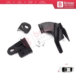 BHL61 Headlight Holder Mount Repair <b>Bracket</b> Tab Set Left Side for Fiorino MK3 225 Nemo Bipper 2007-2020 6212F4 - Product Image 3