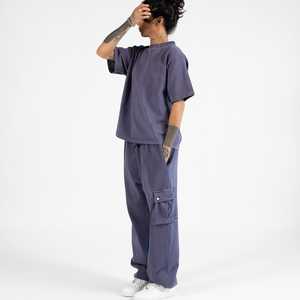 Pantalons de survêtement amples et larges pour hommes, pantalons de survêtement en gros, haute qualité, 100% coton, pantalons de survêtement unisexes amples - Product Image 6