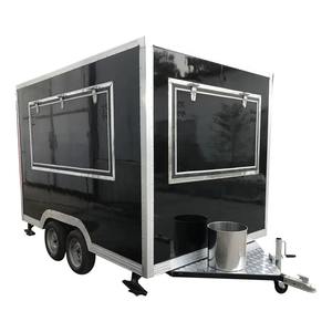 Cuisine extérieure entièrement équipée, camion de restauration rapide personnalisable avec barbecue, chariot mobile à café pour la restauration mobile - Product Image 1