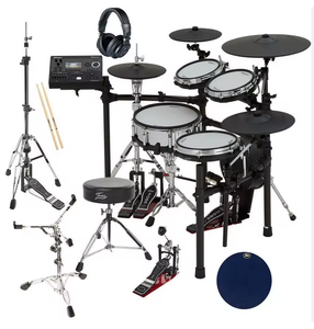 Batterie électronique V-Drum TD-50KV2 100% avec peaux de batterie en bouleau et en peau de mouton, instrument de percussion avec mailles et matériaux ABS, maintenant en stock - Product Image 1