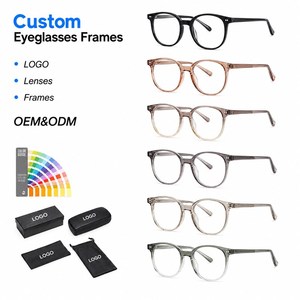 Montures de lunettes optiques pour femmes, hommes, unisexe, rondes, TR, minimalistes, montures de lunettes de mode, usage quotidien - Product Image 1
