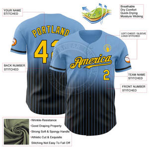 Maillots de baseball faits sur mesure en polyester Uniforme de baseball le plus récent - Product Image 3