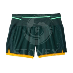 Short de sport pour hommes à séchage rapide, personnalisable, avec poche zippée, logo et design imprimés sur mesure, vente en gros - Product Image 3