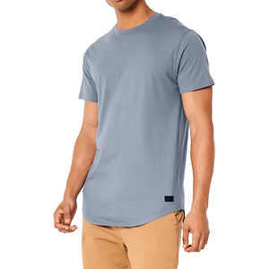 Camiseta de Algodón Orgánico 100% Tejida de Primera Calidad para Hombre, OEM, MOQ Bajo, con Inspección de Control de Calidad al 100% de Fábrica de Ropa BD - Product Image 3