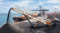 Nouveau Convoyeur Mobile Robuste pour Chargement de Barges et Stockage en Port - Empileur sur Chenilles UTD65 Vitesse 120m/min 380V Bande ABS Upsen Bulk