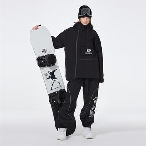 <b>Vintage</b> Winter <b>Ski</b> <b>Suit</b> Windproof Zipper Plus Size Skinny Jacket and Pants for Snow Sports Unisex - Product Image 2