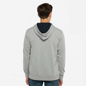 Heather Grey O-Neck Pull À Capuche Hommes Hiver Français Polaire Sweats Contraste Imprimer XL Taille Brodé Technique En Gros - Product Image 6