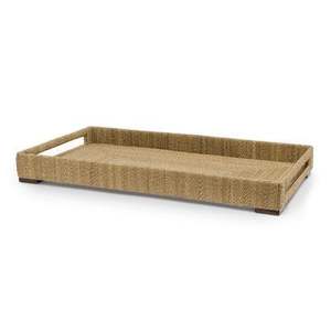 Bandeja de servicio de ratán hecha a mano para decoración del hogar de diseño único moderno o bandeja de caña o bambú a un precio razonable - Product Image 6