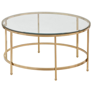 Hiện đại nóng bán phòng khách <span class=keywords><strong>sofa</strong></span> đồ nội thất sang trọng bằng đá cẩm thạch thủy tinh hàng đầu Trung tâm Bàn cà phê - Product Image 4