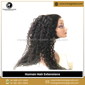 Revendeur indien vendant une perruque d'extensions de cheveux humains à fermeture bouclée naturelle Virgin Temple Grade 5x5 pour l'achat en gros au moins le prix - Product Image 2