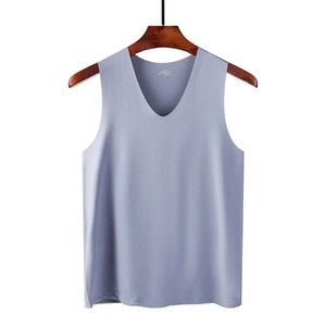 Silk Tank Tops Seamless <b>Men</b> <b>Vest</b> Sleeveless Sport Bodysuit <b>Vest</b> <b>For</b> <b>Men</b> Clothing Plain Casual Summer Tank Undershirts Cool <b>Gym</b> - Product Image 4
