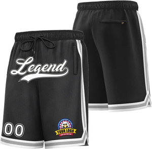 กางเกงขาสั้นกีฬาคุณภาพดีที่สุดสำหรับบาสเก็ตบอล | จำนวนและกระเป๋าเย็บ | พอดีกับผู้ชายและเยาวชน - Product Image 1