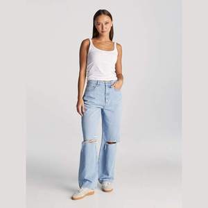 Pantalones Vaqueros de Mezclilla para Mujer con Logotipo Personalizado, Cintura Alta, Corte Ajustado, Pierna Recta, Transpirables para la Temporada de Invierno, Servicio OEM - Product Image 6